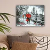 MuchoWow® - Leinwandbilder - Gemälde - Regenschirm - Öl, Produktbild-Vorschau 2