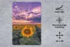 MuchoWow® Mauspad Mousepad Blumen - Himmel - Lila - Produktbild-Vorschau 2