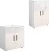 Badkamermeubelset Vicco Irma Wit Hoogglans 2-delig, Model Productafbeelding-voorbeeld 2