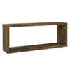 vidaXL Mensole a cubo 2 pz. Rovere fumé 60x15x23 cm Anteprima dell’immagine prodotto 3