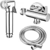 Design WC/Bidet Handbrause Komplettset mit Absperrventil - Produktbild-Vorschau 1