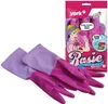 York, Rękawice gumowe zapachowe Rosie, rozmiar L, 1 para Náhľad obrázku produktu 1