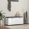 vidaXL Panca da corridoio con cuscino con contenitore con Anteprima dell’immagine prodotto 2