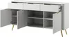 Selsey Oval - Sideboard Kombikommode mit drei Schubladen, Produktbild-Vorschau 6
