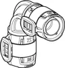 Geberit Bogen FlowFit 90Grad, PPSU DN12 16mm Podgląd zdjęcia produktu 3
