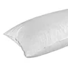 A close-up, angled view of a white pillow on a white background. Produktbild-Vorschau
