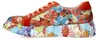 Laura Vita Damen Sneaker Plateau Floral Reißverschluss Produktbild-Vorschau 3