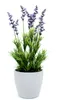 Blumen-Topf rund Keramik Übertopf Ø 19 x 17,5cm weiß Produktbild-Vorschau 3