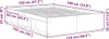 vidaXL Rám postele Sonoma dub 120x190 cm Náhled obrázku produktu 7