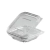 50x Rechteckbecher klar mit Deckel 125 ml (PET) Produktbild-Vorschau 1