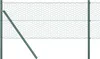 vidaXL Lasdraad omheining, 0,4 x 25 meter, PVC, groen Productafbeelding-voorbeeld 3
