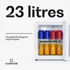 KlarsteinBrooklyn 23 Silver, mini lednice, , skleněné Náhled obrázku produktu 2
