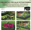 XMTECH 20 m Rasenkante Metall, Wellen Verzinkt Produktbild-Vorschau 3