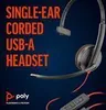 Poly C3210 Usb-a Voip-kopfhörer Schwarz  Schwarz One Size Produktbild-Vorschau 7