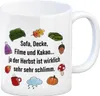 Gemütlichkeit Kaffeebecher mit Spruch- Der Herbst ist Produktbild-Vorschau 1