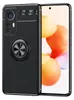 Matt-Schwarze Ringhülle für Xiaomi 12 / Xiaomi 12X - Handy Produktbild-Vorschau 1