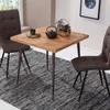 Table de salle à manger LODI 80x76x80 cm bois massif acacia Voir les images du produit 7