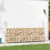 vidaXL Étagère à bois de cheminée 300x25x150 cm Acier Voir les images du produit 3