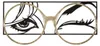 Mauro Ferretti Pannello in ferro Eyewear, 89,5x3,8x41,3 cm Anteprima dell’immagine prodotto 1