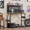 Pracovní stůl MODFU s perforovanou deskou, výškově Náhled obrázku produktu 3