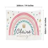 Home Regenbogen-Wandteppich, Boho-Wandteppich, Wandbehang, Produktbild-Vorschau 3