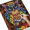 Malatec 17012 Peinture au diamant 5D - hibou Voir les images du produit 4