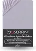 A product image of a fitted sheet, folded and displayed against a white background. The product packaging or branding is visible at the bottom. Produktbild-Vorschau