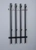 Garderobe/ Wandgarderobe Vigo in schwarz - Metall - Produktbild-Vorschau 3