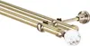Gardinenstange 160 cm für Wandmontage, Vorhangstange 19 mm Produktbild-Vorschau 2