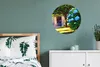 MuchoWow® Rundes Wandbild - Runde Bilder Blaue Hortensien Ø Produktbild-Vorschau 4