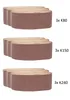 Sada brusných papírů GÜDE K240 610mm brusný pás brusné Náhled obrázku produktu 5