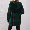 ASKSA Damen Teddyjacke Color Blocked Teddyfleece Jacke Produktbild-Vorschau 2