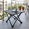 Camping Klapptisch schwarz mit Tragetasche - 40 x 35 cm - Produktbild-Vorschau 7