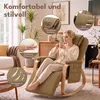 CRELIV Schaukelsessel mit Massagefunktion, Relaxsessel mit Produktbild-Vorschau 9