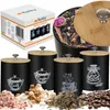 Vorratsdosen Set Kaffeedose Teedose Zuckerdose Salzbehälter Produktbild-Vorschau 18