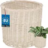KOTARBAU® Weidenkorb zum Bepflanzen Weiß Höhe 23 cm ⌀ 25 cm Produktbild-Vorschau 1