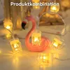 LED Bierglas Lichterkette, 1,5 Meter, 10 Warmweiße LEDs, Produktbild-Vorschau 2