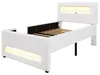 Polsterbett 90x200 cm mit Schublade, LED im Kopf- und Produktbild-Vorschau 11