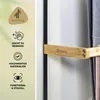 appendiabiti da porta eluno in metallo e bambù, Anteprima dell’immagine prodotto 5