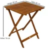 DEGAMO Gartentisch Klapptisch Bistrotisch Holztisch LIMA Produktbild-Vorschau 4