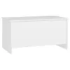 vidaXL Couchtisch Weiß 102x55,5x52,5 cm Holzwerkstoff Produktbild-Vorschau 3