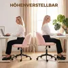 HOMCOM Schreibtischstuhl höhenverstellbarer Bürostuhl mit Produktbild-Vorschau 6