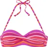 s.Oliver Bügel-Bandeau-Bikini-Top Fun pink bedruckt Größe Produktbild-Vorschau 1
