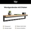 TOJ Living Wandgarderobe mit Ablage 60 cm – Produktbild-Vorschau 3
