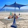 SUN NINJA Strandzelt mit UPF50+ - Sonnenschutz Strand Produktbild-Vorschau 1