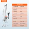 A linear actuator with its specifications laid out next to it. Anteprima dell’immagine prodotto