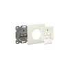 Delock Modular Wall Outlet flush mount 2 Port Cat.6A LSA - Produktbild-Vorschau 1