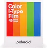 A product shot of Polaroid i-Type film packaging with a rainbow stripe design and brand logo. Produktbild-Vorschau