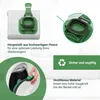 A collage of images showing vacuum cleaner bags and a close-up of a vacuum cleaner's brush head. Produktbild-Vorschau