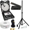 PremiumX Camping SAT Anlage Stativ Receiver Single LNB 10m Produktbild-Vorschau 1